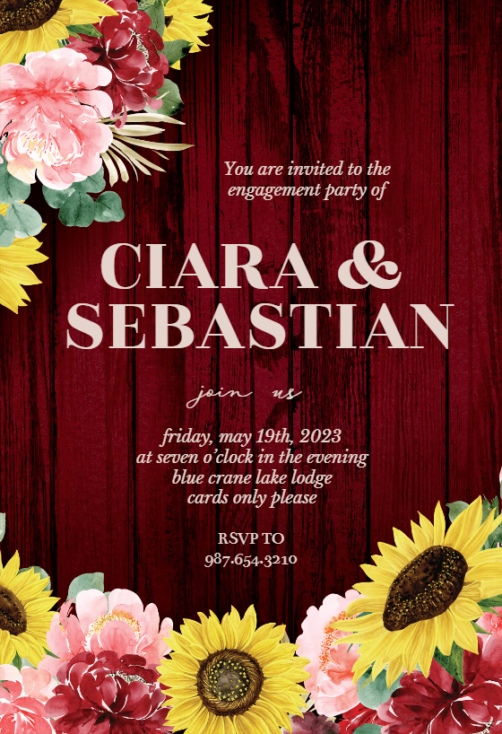 Engagement Party Invitation Templates (Free) Greetings Island